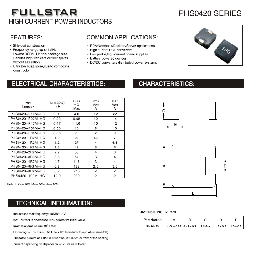 Tsis tshua muaj pes tsawg profile tiv thaiv qhov teeb meem inductor nrog cov ...